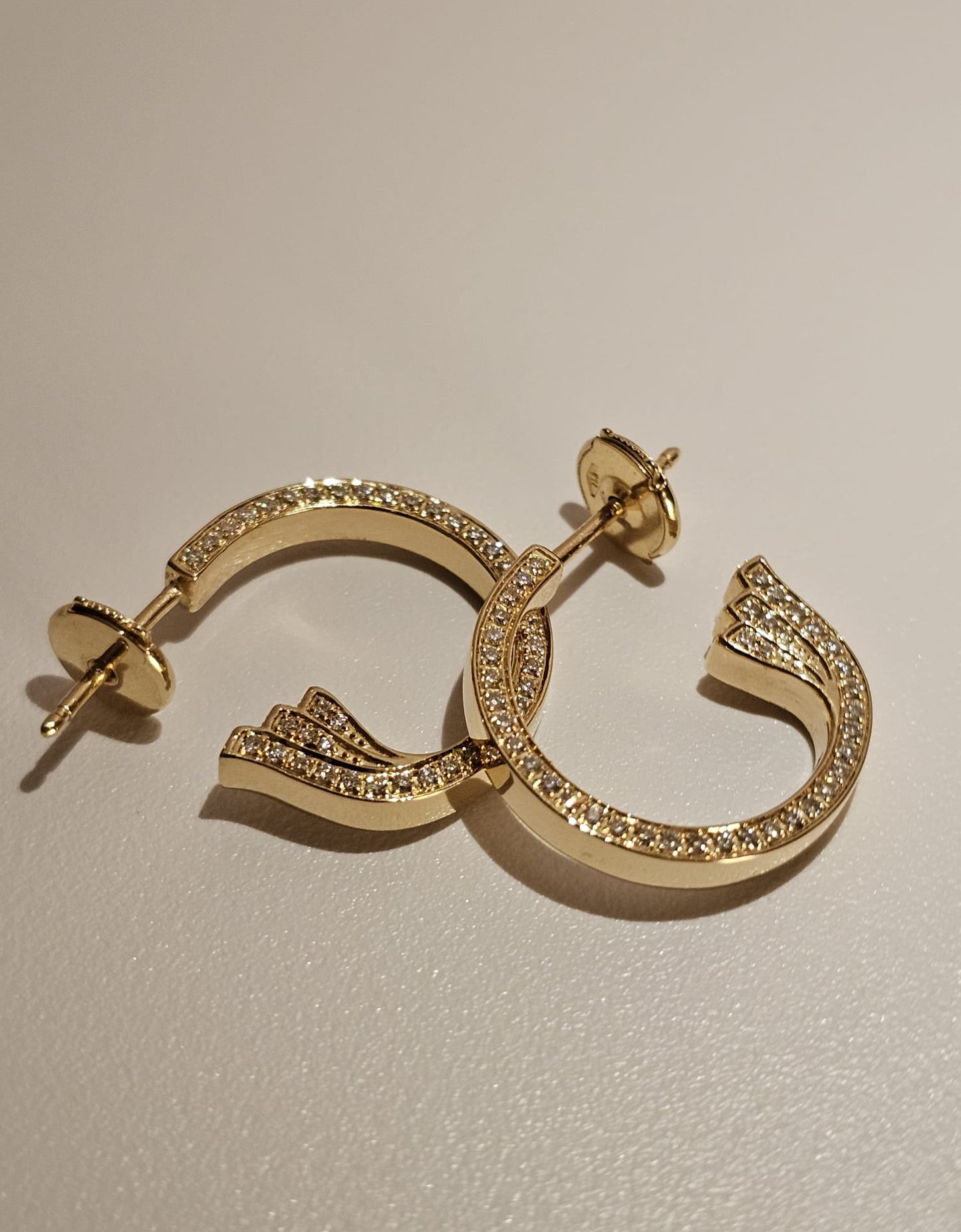 The bold earrings