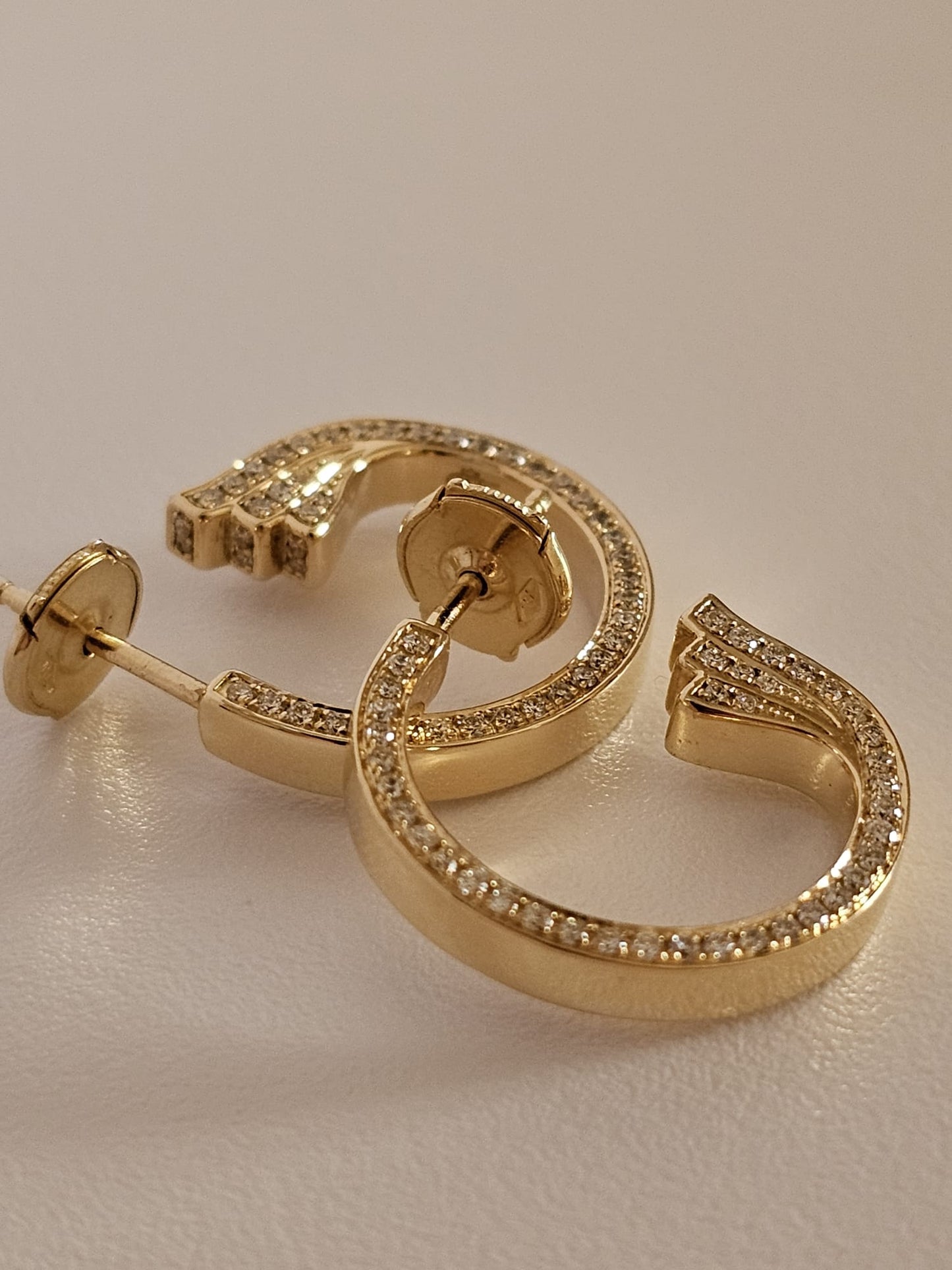 The bold earrings