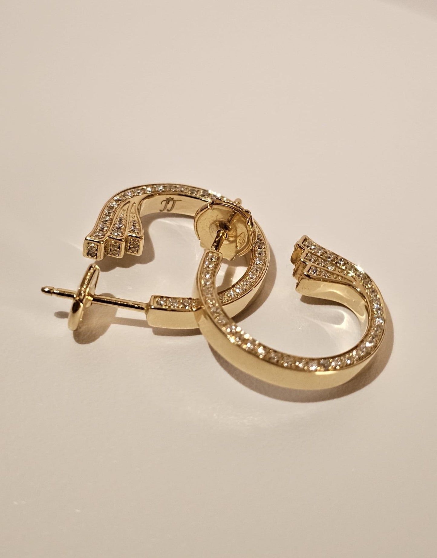 The bold earrings